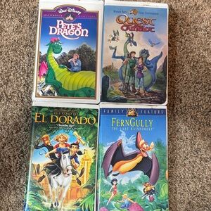 Animated Movie VHS Collection